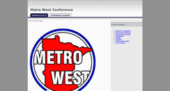 Desktop Screenshot of metrowestconference.org